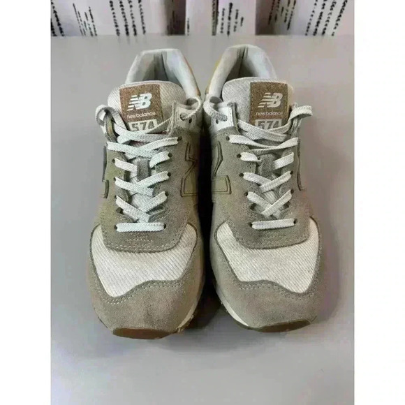 New Balance 574 Incense / Angora ML574AA2 Men’s Size 7.5 MFG 2021 Suede ENCAP - Picture 5 of 15